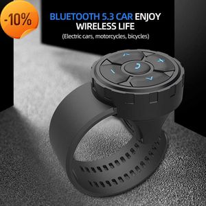 Yeni Kablosuz Bluetooth 5.3 Uzaktan Düğme Evrensel Motosiklet/Bisiklet gideri Medya Denetleyicisi Araç Direksiyon Simidi Kontrolü Elden Çıkarma