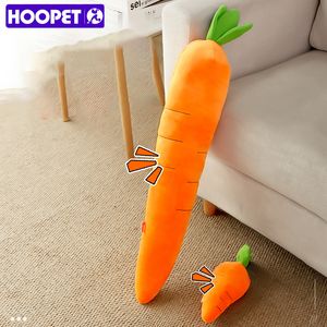 Hoopet Dog Toy Toy Pet Carrot Plush Toy Toy Toy Toy для маленьких средних больших собак Pet Sound Игра в аксессуары для собак игрушек