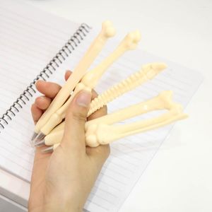 5pcs/set komik kemikler lüks kalem okul malzemeleri şirin kırtasiye ofis aksesuarları yazma için kalemler