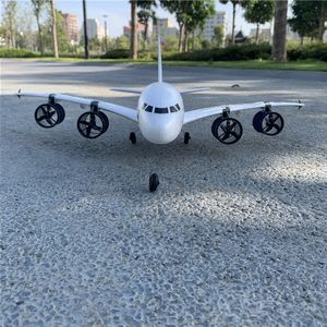 Электрический RC Aircraft Kids Toys RC Самолет Airbus A380 Дистанционный контроль EDF Jet с гироскопом для детей 230616