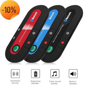 New Speakerphone 4.1+Edr Wireless Bluetooth-Compatible Handsfree Car Kit +Sun Visor Clip Mp3 Music Player Usb Power Audio Receiver