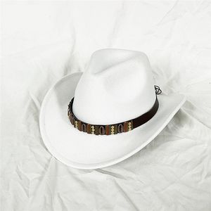 2023 Cowboy Top Hat for Women Men Fedora Hats Fedoras Fashion Felt Cap Autumn Winter Caps Trilby 16colors