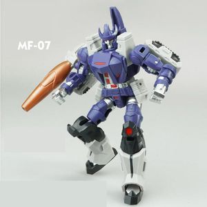 Brinquedos de transformação Robôs G1 Transformação Galvatron Devastator Tyrant MFT MF-07 MF07 KO DX9 D07 Pocket War Action Figure Robot Toy Collection Modelo Presente 230616