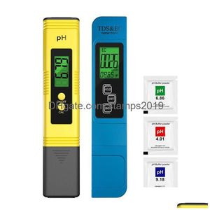 PH Metre Dijital TDS EC Metre Seti 0.0014.00 Su Kalitesi Saflık Monitör Test Kalemi LED Ekran Akvaryum Havuzu Dhoms için Sıcaklık Test Cihazı