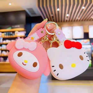 Wholesale cartoon small gift purse cute Kuromi bag Cinnamoroll storage small wallet keychain pendant