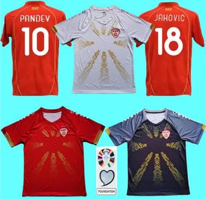 2023 2024 North Macedonia Soccer Jerseys Elmas Alioski Pandev Trajkovski Jahovic Ristovski Musliu 23 24 Национальная команда Дом.