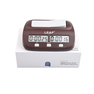 Chess Games LEAP Chess Clocks Professional Portable Digital Chess Board Competition Count Up Down Chess Games Electronic Alarm Stop Timer 230617