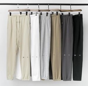 Erkekler Pantolon Nadas Sweatpants Sutra Marka Logo Tasarımcıları Gevşek Sokak Moda Pantolon 6 Renk Doğru Avrupa Boyut