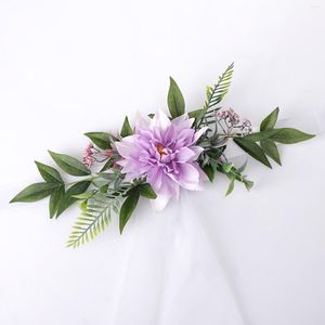 Декоративные цветы свадебные створки