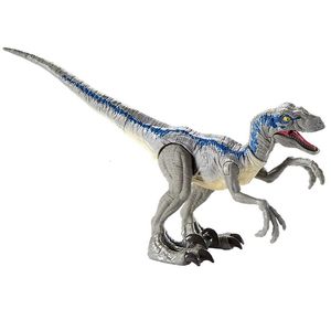 Action Toy Figure Velociraptor Blue Echo Dinosaurs Toy Giocattoli classici per ragazzi Modello animale Mascella mobile Action Figure Senza scatola al minuto 230617