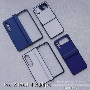 Простой сериал кожаный универсальный мобильный телефон Anti-Fall Shell для Samsung Galaxy ZFOLD2 ZFOD3 ZFOLD4 ZFLIP3 ZFLIP4 PARY STYLEL230619