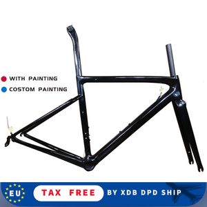 Araba Kamyon Rafları Üst T1000 UD SL6 Karbon Yol Bisiklet Çerçevesi V Just Fren Bisiklet Bisiklet Yarışı Aerolight Frameset Tayvan XDB DPD Gemi 230617