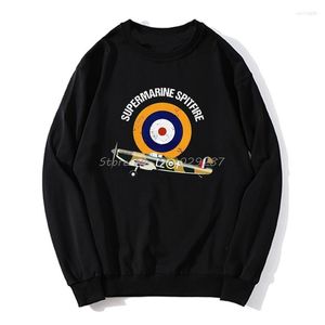 Мужские капюшоны супермарена Spitfire RAF Warbird Warbird военный самолет.