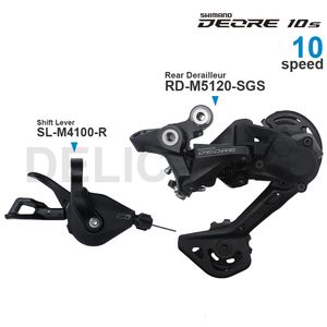 Deragliatori bici SHIMANO DEORE M4120 2x10v 11v Gruppo cambio M4100 e deragliatore posteriore M5120 SHADOW RD 2x10 11 velocità Ricambi originali 230619