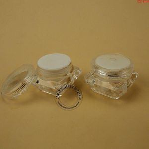 80pcs/lot toptan plastik 5g boş krem ​​kavanoz 1/6 oz şişe konteyner olarak küçük elmas mini doldurulabilir yüksek kaliteli ambalajlık