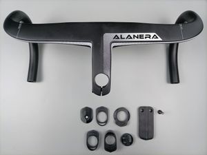 Bike Handlebars Components Bicycle Handlebar Carbon Road Integrated ALANERA 28.6mm Cycling Handle Bar 380 400 420 440 0mm 230619