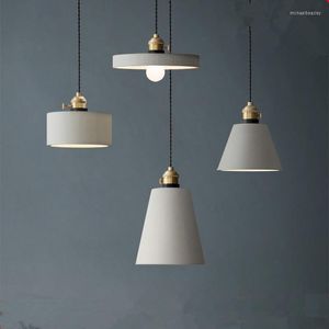 Kolye lambalar Kabarcık Cam Geometrik Işık Tavanı Vintage Lamba Yemek Masası E27 Dekorasyon