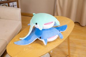 Animais de pelúcia de pelúcia produto 70/90cm peixe dos desenhos animados manta ray Brinquedo de pelúcia raia do diabo rajiformes almofada decorativa decoração sofá almofada presente infantil 230619