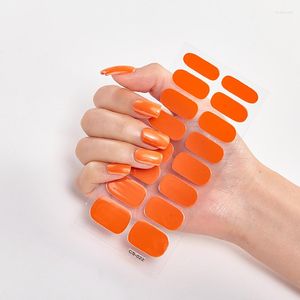 Nail Stickers Novidades Nail Art Decoração Strips Pure Solid Color Women Tips Autoadesivo Sticker Designer