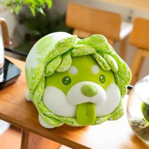 26cm lahana shiba inu köpek sevimli sebze anime anime peluş oyuncak kabarık doldurulmuş bitki yumuşak bebek kawaii yastık bebek çocuk oyuncaklar hediye l230518