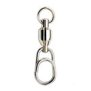Fishing Hooks 200pcs Saltwater Fishing Tackle Terminal Connectors Swivel Double Rolling Bearing Swivel Oval Pin Snap Pesca Fishing Accessory 230619