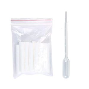 Pamuklu Swabs 100pcs Aromaterapi İnhaler Dolgunluk Fitil Stick Paketi Nazal Yedek Fitiller Bir Damlalı 8x51mm 230619