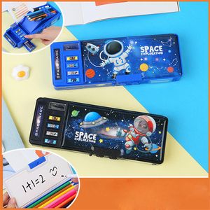 Pencil Cases Pencil Case Password Multi Function Material Escolar Kawaii Cute Box Stationery School Supplies Etui Kalemlik Estuche Pencilcase 230620