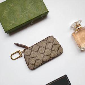 Kadın değişim cep jumbo g madeni para çantaları tasarımcı çanta lüks deri cüzdan kırmızı şerit çanta erkekler için altın mektuplar kartı tutucu moda anahtarlık kutusu 2024