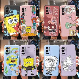 Cep Telefon Kılıfları Karikatür SpongeBobs Redmi için Patrick Kılıfı Not 10 4G 10s Tampon Telefon Kapağı Yumuşak TPU Anime Funa Redmi Note 10 4G CAPA J230620