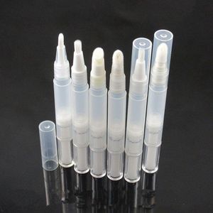 3ml Boş büküm kalemi Fırça Doldurulabilir Şişe Kozmetik Konteyner Oje Tüpü Balsam için Tırnak Sanatı Boya F2062 XQAFX