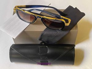 Лучшие оригинальные оптовые солнцезащитные очки Dita Sun Glasses New Lxn Evo DTS403 A 03 Clear Blue Sungrasses W Box 54 19 145