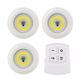 6pcs LED Işıklar Uzaktan Kumanda Dokunmatik Fonksiyonel Gece Işığı, Kablosuz, Mutfak Ayarlanabilir Dolap Işık Yatak Odası Dolap Mobilya Altında 30 Din Yuvarlak