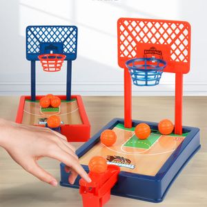 Novelty Games Mini Shooting Machine Party For Kids Adults Easy to Assemble Desktop Board Game Basketball Finger Table Interactive Sport Games 230619