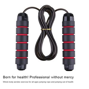 Jump Rope Tangle-Free Rapid Speed Jumping Rope Cable with Ball Bearings Steel Skipping Rope Gym Exercise Slim Body
