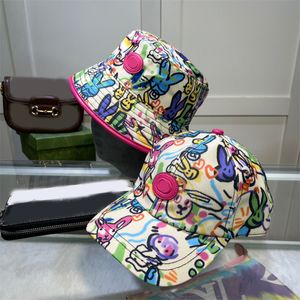 Adjustable Cotton Bucket Hat for Men and Women, Summer Beach Sun Cap with Embroidery