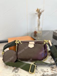 Top Woman desinger Bags Handbag MULTI POCHETTE bolsa de ombro crossbody bolsas para mulheres com caixa original bolsa crossbody de alta qualidade bolsa clutch número de série 3pcs