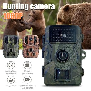 Hunting Cameras Outdoor Trail Camera 20MP 1080P HD IP66 Waterproof Infrared Night Vision Motion Activated Surveillance Trap 230620