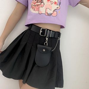 Kemerler Moda Kemer Kadın Çıkarılabilir Zincir Küçük Fanny Pack Dışarıda Her Şey Giyin kot elbise