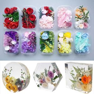 Kurutulmuş Çiçekler Yapay Pembe Gül Korunmuş Epoksi Reçine DIY Mum Aromaterapi Takı Yapımı Düğün Buket Dekorasyon