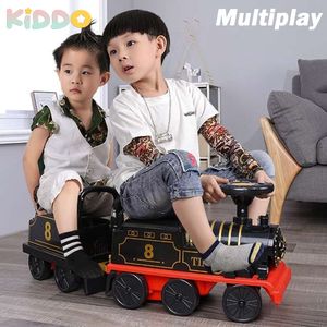 Electricrc Track Child Electric Train Kids езжая на игрушку Ailway может носить железнодорожную машину классическую модель Baby Walker Day Day Gifts 230620