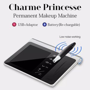 Máquinas de Maquiagem Permanente Alta Qualidade LED Charme Princesse Machine Pen Kit MadeInGermany Para Sobrancelha Lábios Eyeline Microblading 230621
