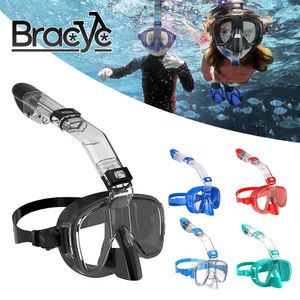 Diving Masks Mask Adjustable Snorkeling Diopters Panoramic AntiLeak AntiFog for Adults Children Swimming Goggles Gear Gift 230621