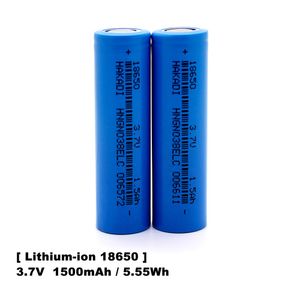 Fabrika tüm satış maks. Sürekli Deşarj Oranı 20A 3.7V 1500mAh 18650 Silindirik 3.7V oyuncaklar için şarj edilebilir piller, araba motosikleti başlangıç ​​gücü