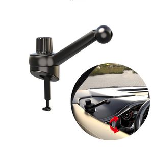 360 Rotable 17mm Ball Head for Car Air Vent Clip Mount Universal Car Outlet Mobile Phone Stand Car CellPhone Bracket Base