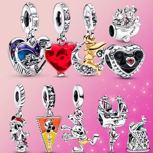 925 Pounds Silver New Fashion Charm Original Round Beads, Animal Love Magic Hat Pearl, Compatible Pandora Bracelet, Beads