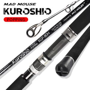 Spinning Rods MADMOUSE Kuroshio FUJI Parts Carbon Fiber Fishing Popping Rod with 264m 24m PE 310 80H88XH Ocean For GT 230621