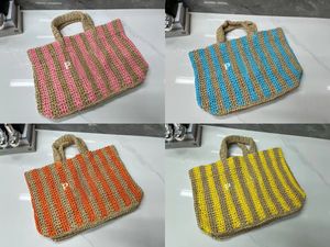 2023 Summer beach bags Luxury Women Handbags designer Large Capacity Tote bags Woven Microfiber Embroidered Straw Bags