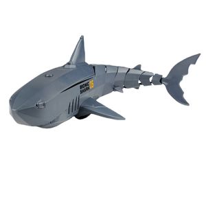 Fuuny RC Animals 2,4 г дистанционного управления электрическим акулкой. Регарнируемая вода Электрическая игрушка RC Shark Marine Model Toys for Kids Fired