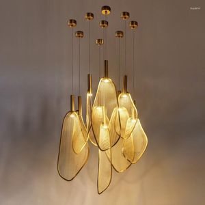 Kolye lambaları Retro Işık Led Armatürler Konut Asma Gezegenler Ayarlanabilir Işıklar Ev Deco için Dekoratif Öğeler