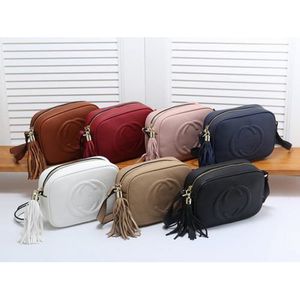 Tasarımcı Çanta Crossbody Omuz Çantaları Kadın Tassel Çanta Soho Disko Çanta Siyah Cüzdan Omuz Kayışı Yüksek Kaliteli Deri Blondie Sıradan Cüzdan